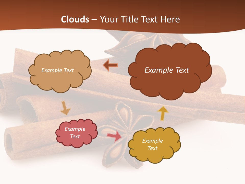 Food White Background Anise PowerPoint Template