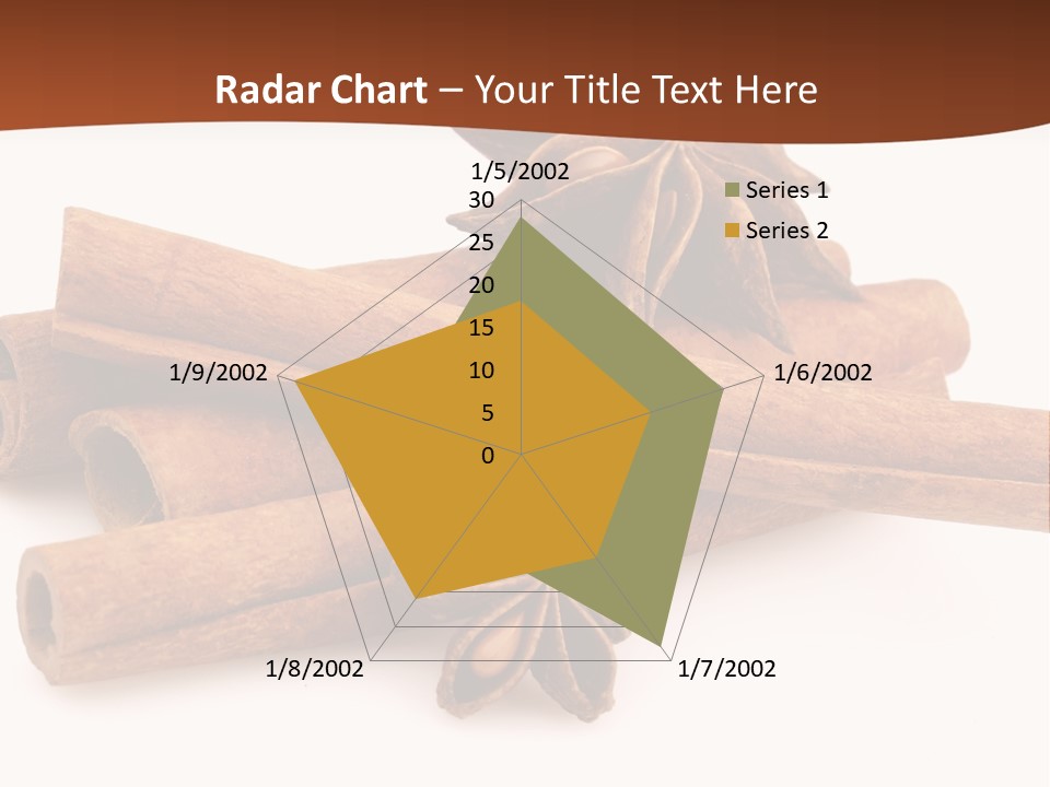 Food White Background Anise PowerPoint Template