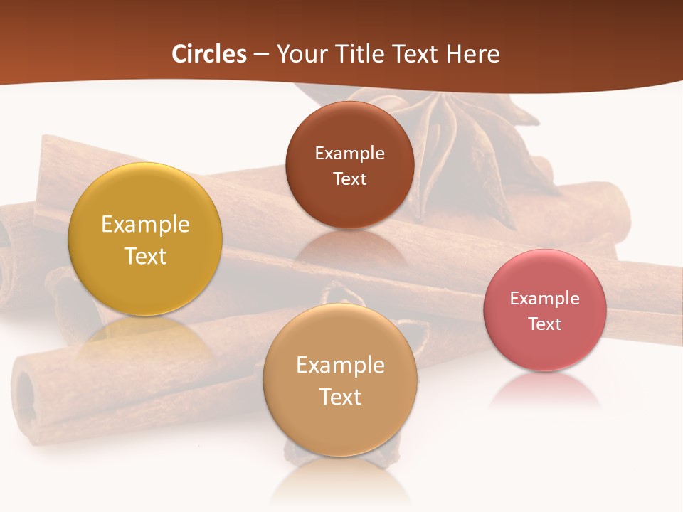 Food White Background Anise PowerPoint Template