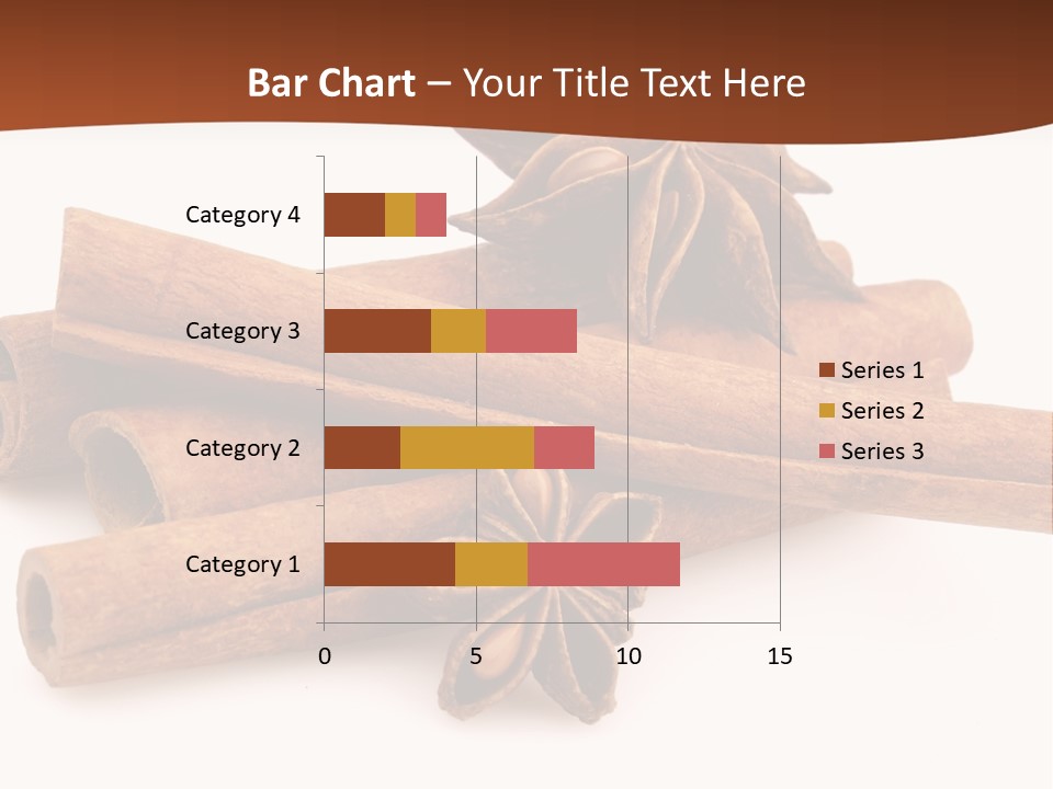 Food White Background Anise PowerPoint Template