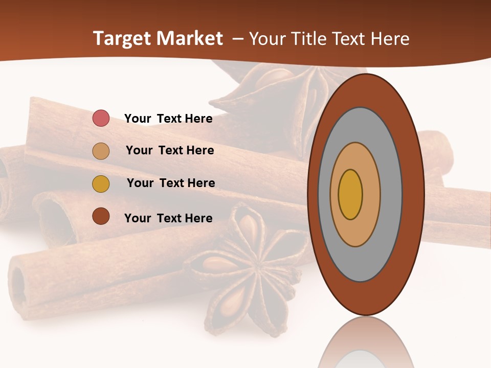 Food White Background Anise PowerPoint Template