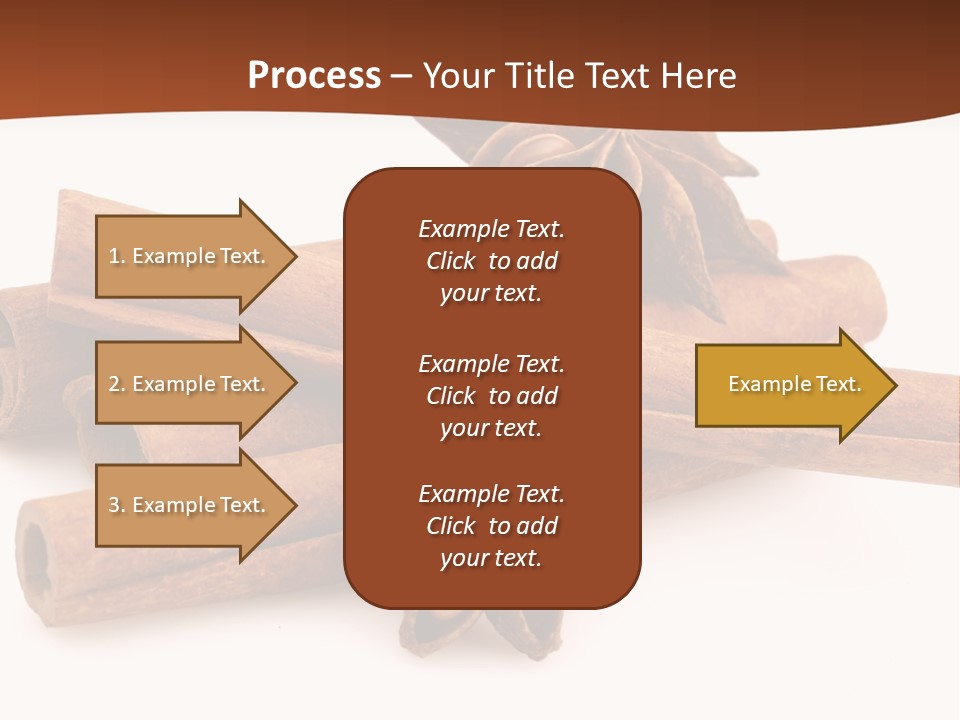 Food White Background Anise PowerPoint Template