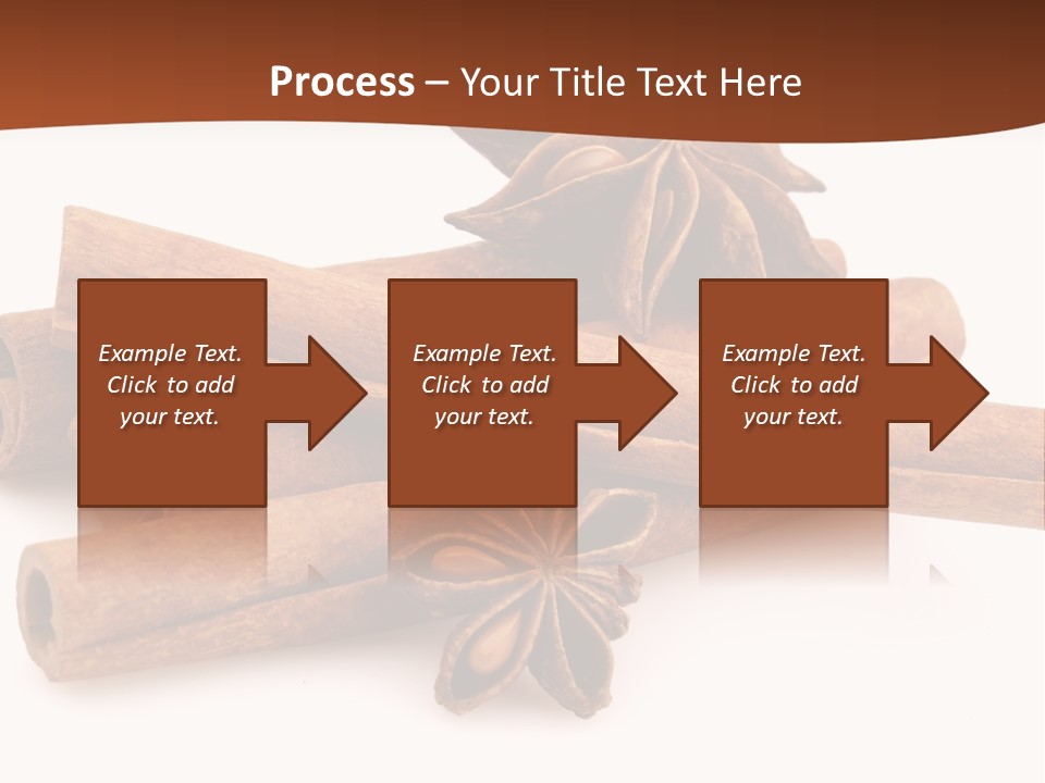 Food White Background Anise PowerPoint Template