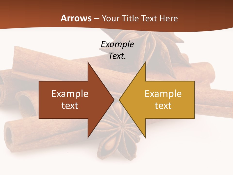 Food White Background Anise PowerPoint Template