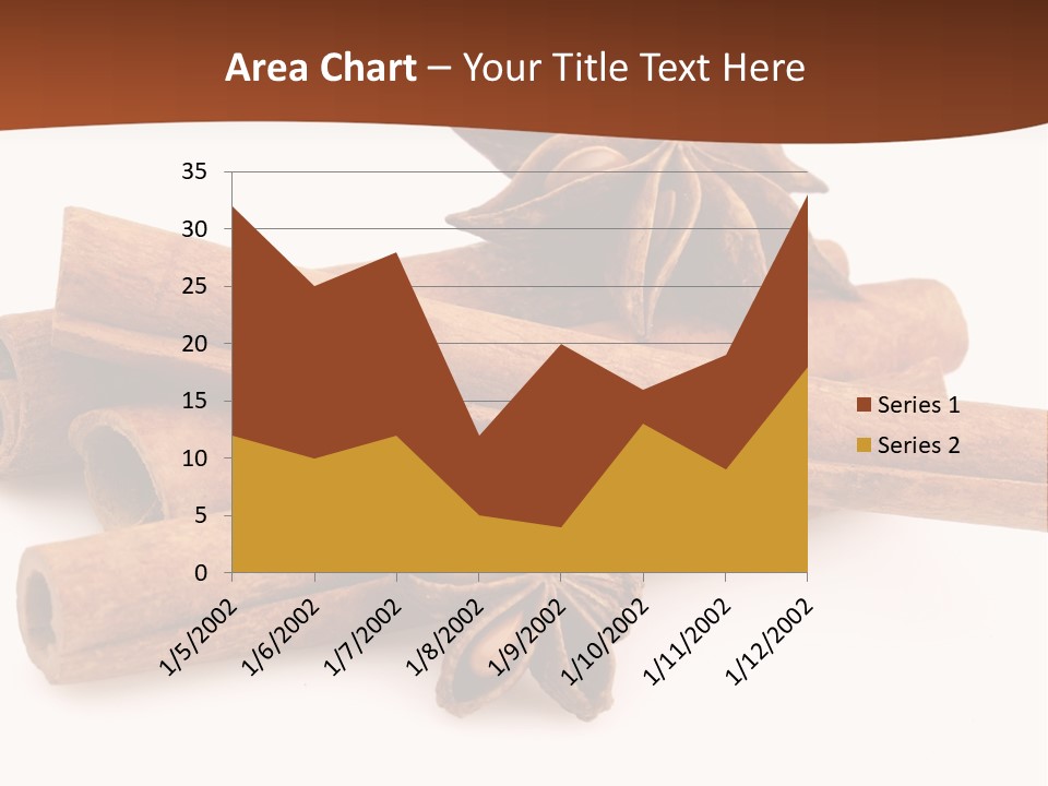 Food White Background Anise PowerPoint Template