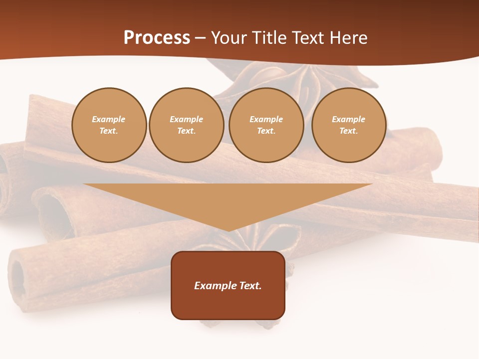 Food White Background Anise PowerPoint Template