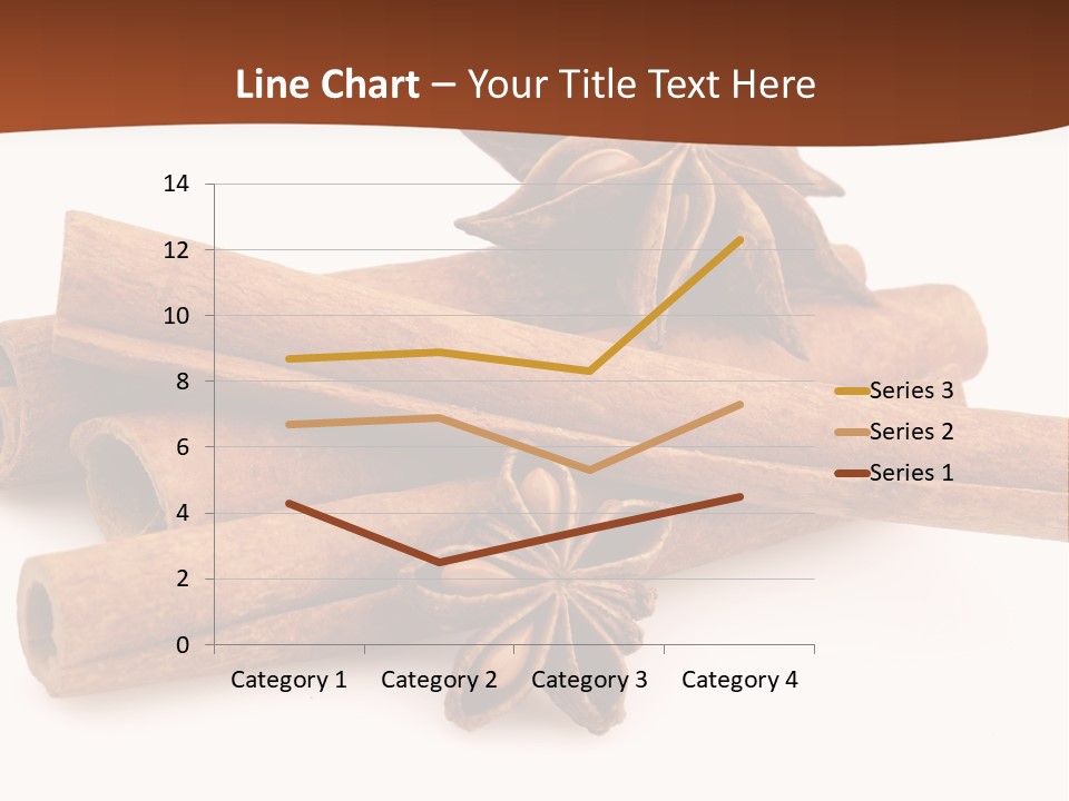 Food White Background Anise PowerPoint Template