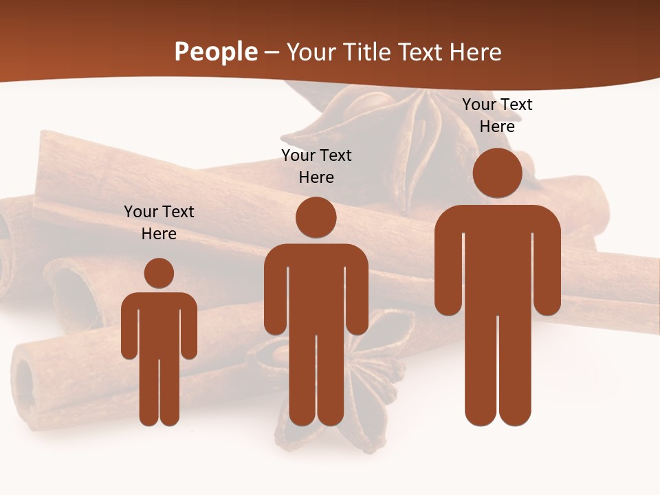 Food White Background Anise PowerPoint Template