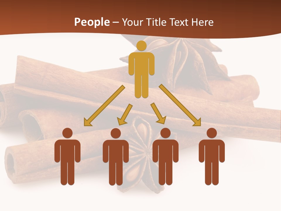 Food White Background Anise PowerPoint Template