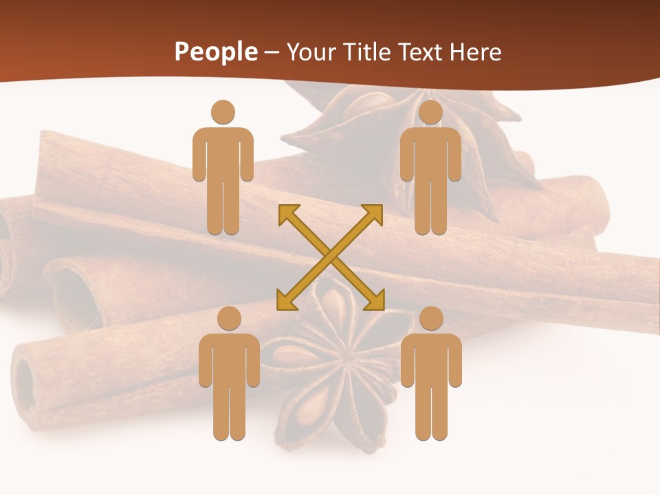 Food White Background Anise PowerPoint Template