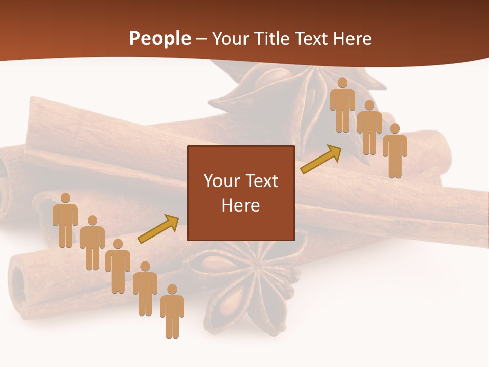 Food White Background Anise PowerPoint Template