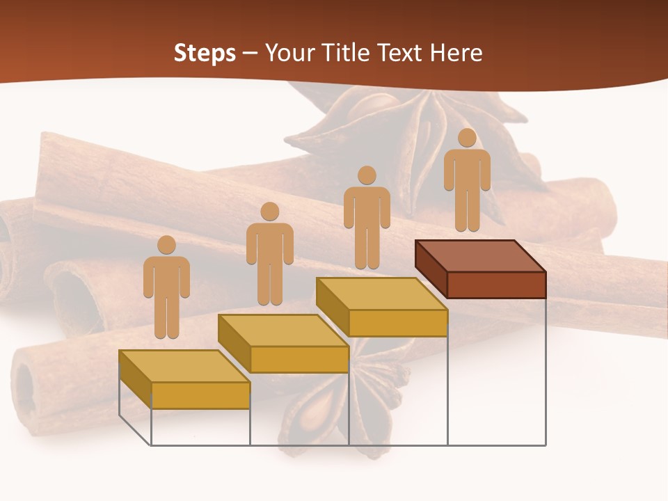 Food White Background Anise PowerPoint Template