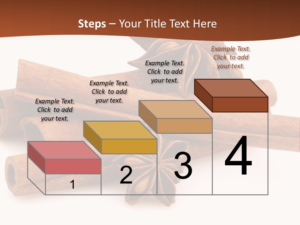 Food White Background Anise PowerPoint Template