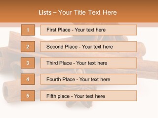 Bark Sweet Fruit PowerPoint Template