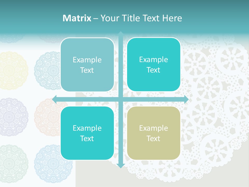 Lace Lace Vector Scrapbook Elements PowerPoint Template