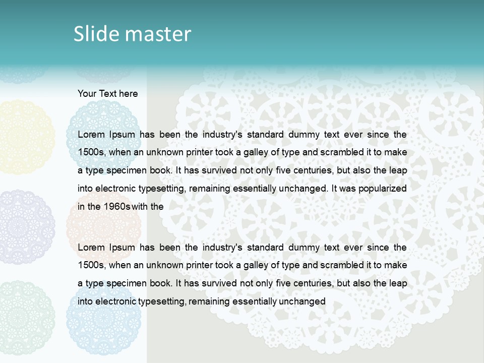 Lace Lace Vector Scrapbook Elements PowerPoint Template