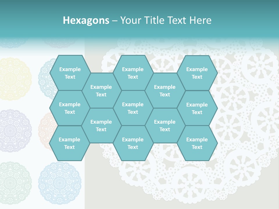 Lace Lace Vector Scrapbook Elements PowerPoint Template