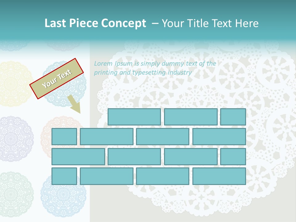 Lace Lace Vector Scrapbook Elements PowerPoint Template