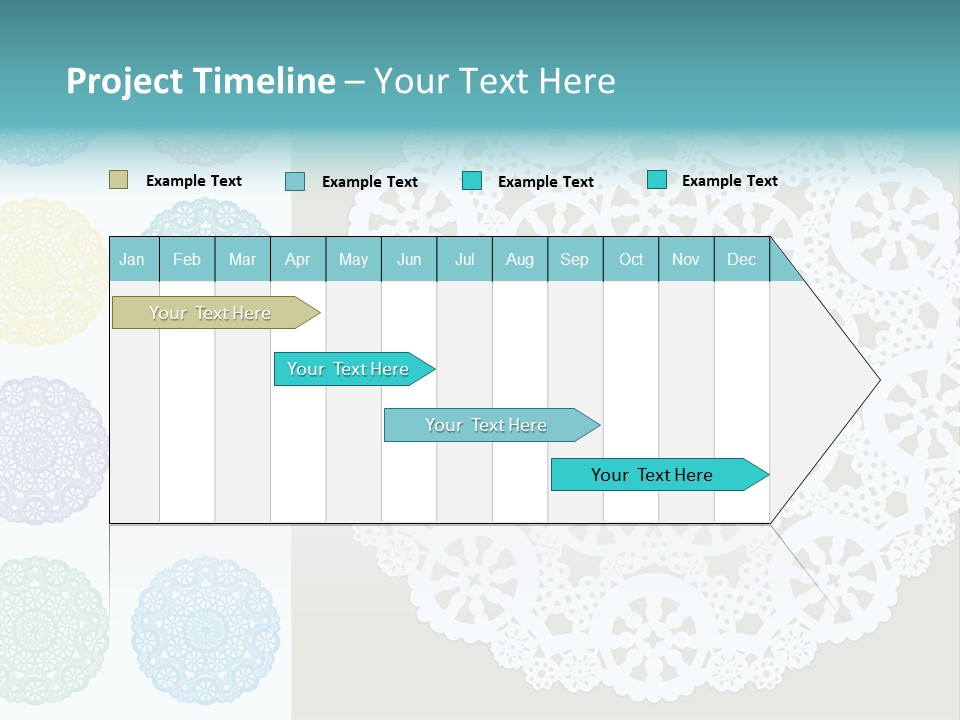 Lace Lace Vector Scrapbook Elements PowerPoint Template