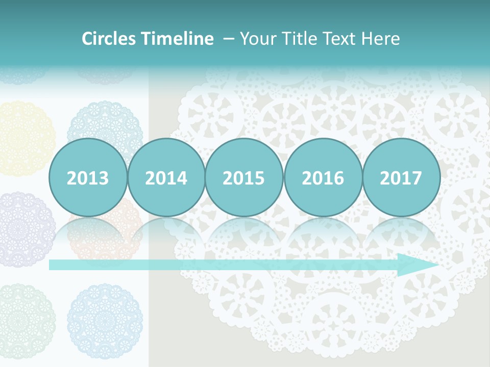 Lace Lace Vector Scrapbook Elements PowerPoint Template