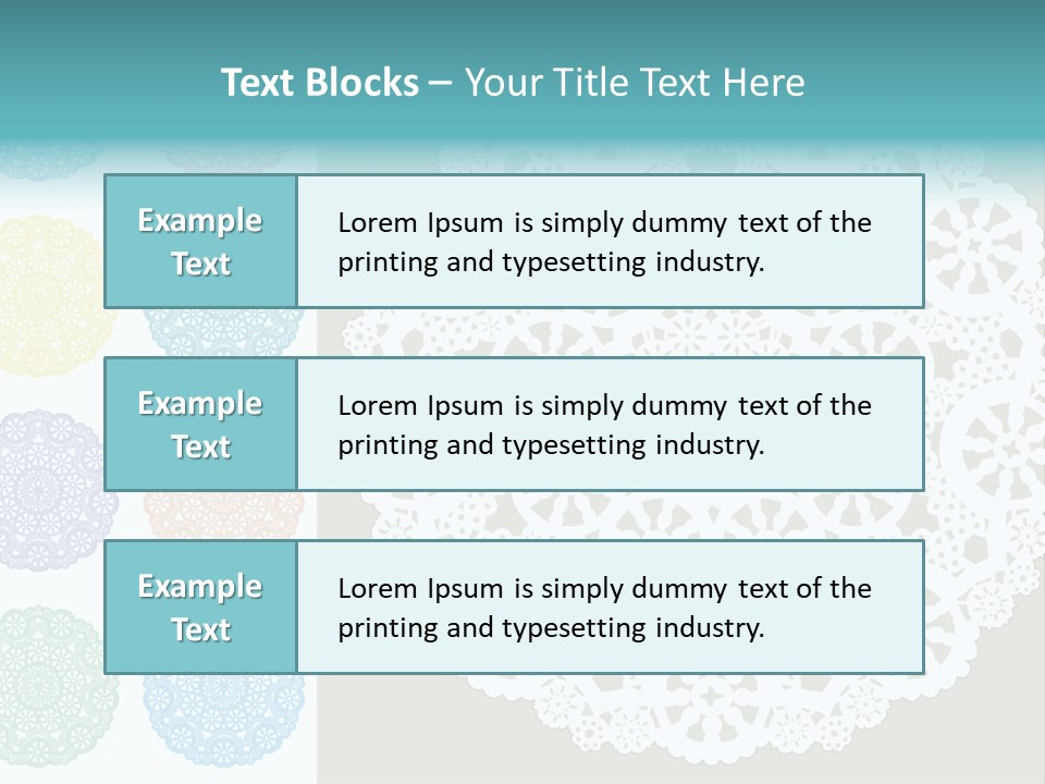 Lace Lace Vector Scrapbook Elements PowerPoint Template