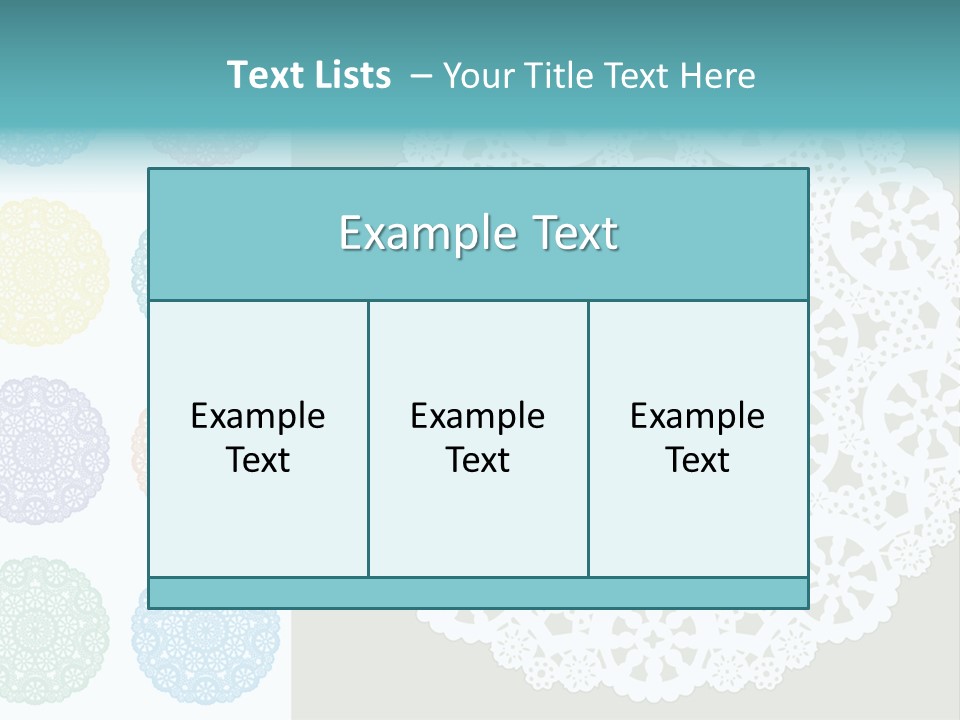 Lace Lace Vector Scrapbook Elements PowerPoint Template