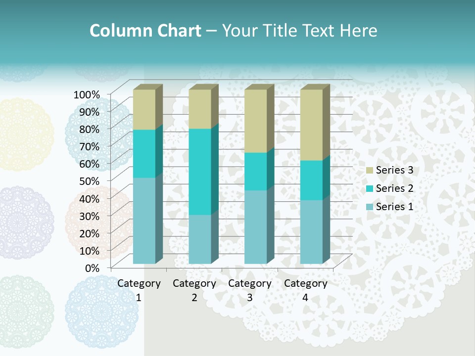 Lace Lace Vector Scrapbook Elements PowerPoint Template