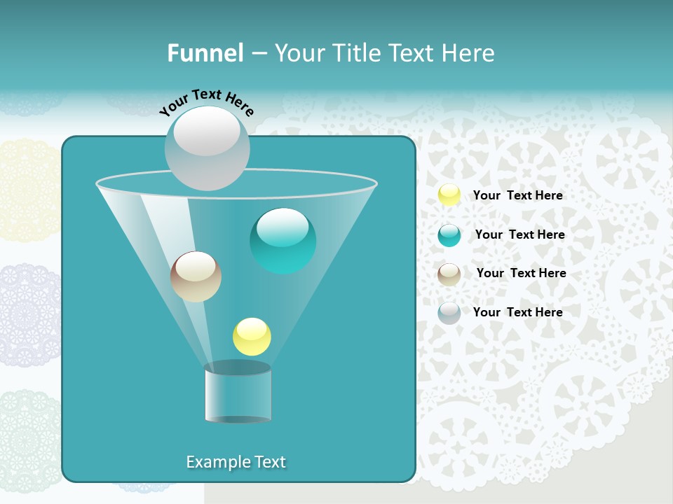 Lace Lace Vector Scrapbook Elements PowerPoint Template