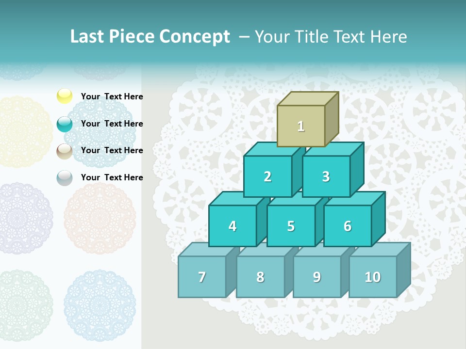 Lace Lace Vector Scrapbook Elements PowerPoint Template