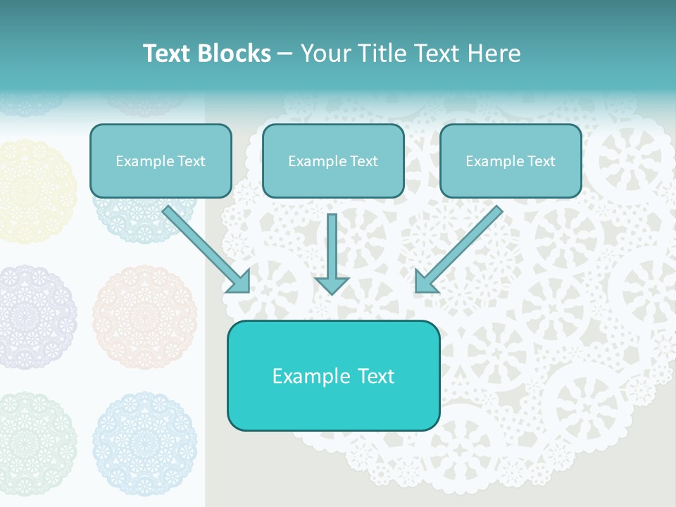 Lace Lace Vector Scrapbook Elements PowerPoint Template