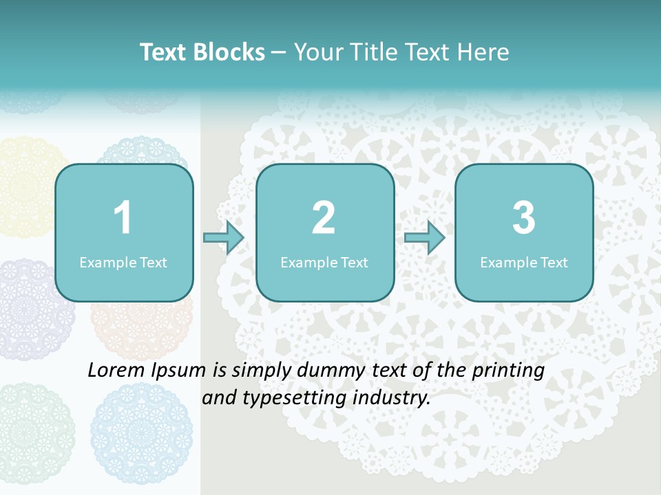 Lace Lace Vector Scrapbook Elements PowerPoint Template