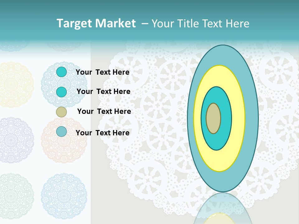 Lace Lace Vector Scrapbook Elements PowerPoint Template