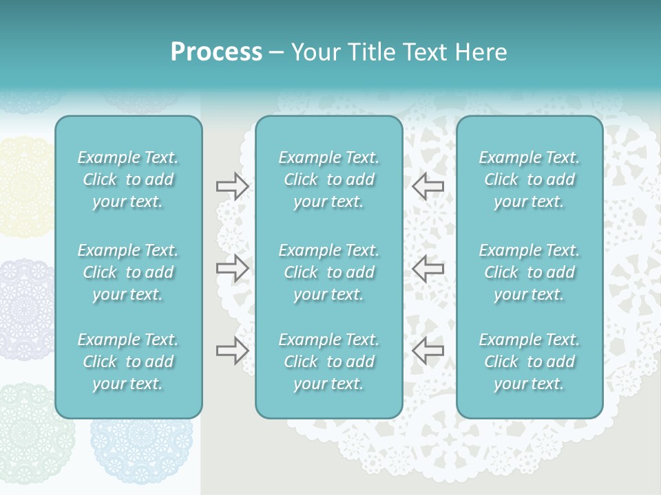 Lace Lace Vector Scrapbook Elements PowerPoint Template