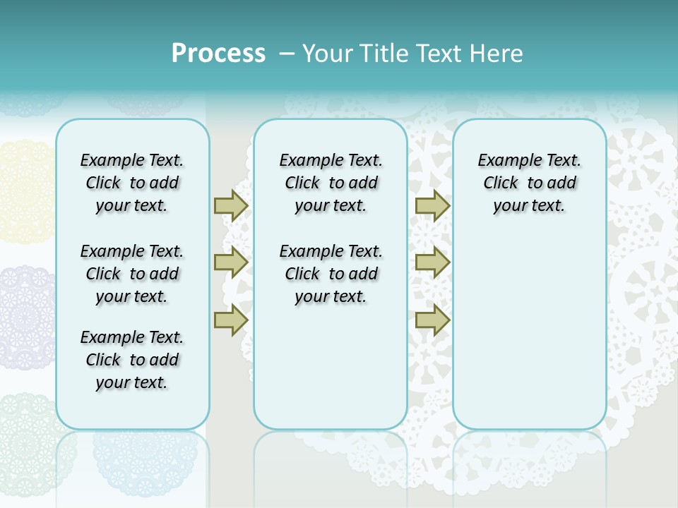 Lace Lace Vector Scrapbook Elements PowerPoint Template