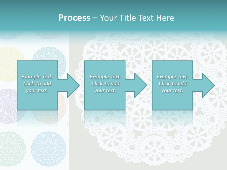 Lace Lace Vector Scrapbook Elements PowerPoint Template