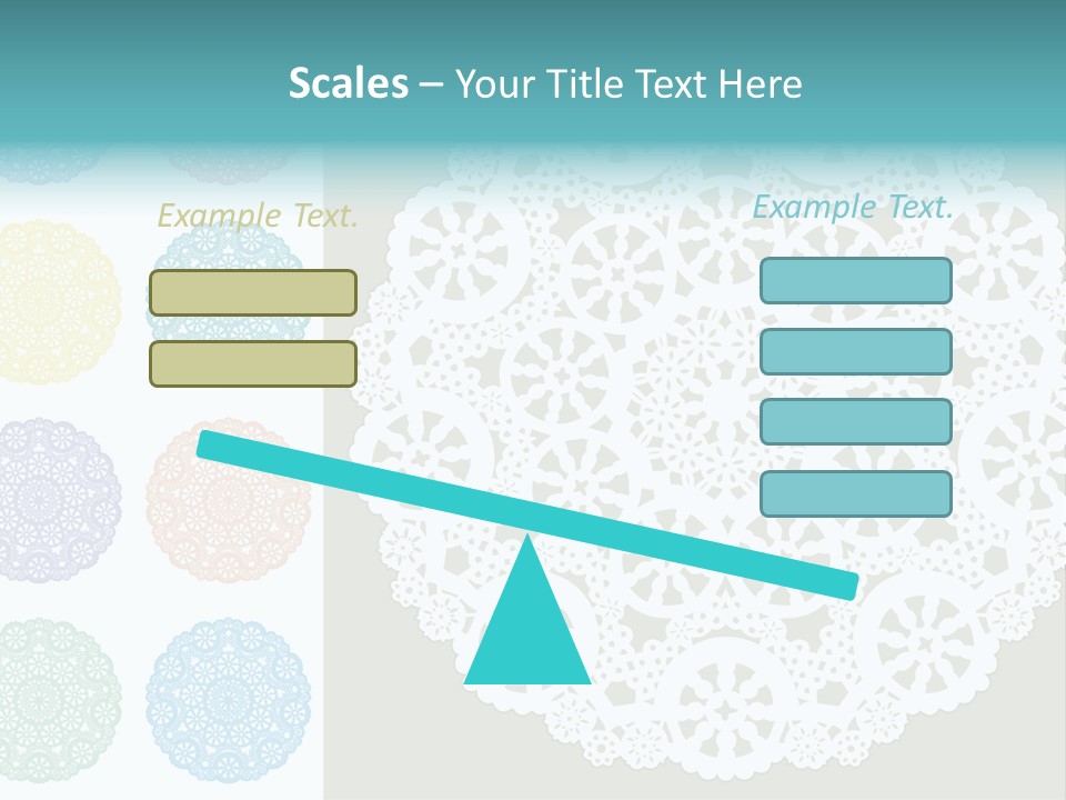 Lace Lace Vector Scrapbook Elements PowerPoint Template