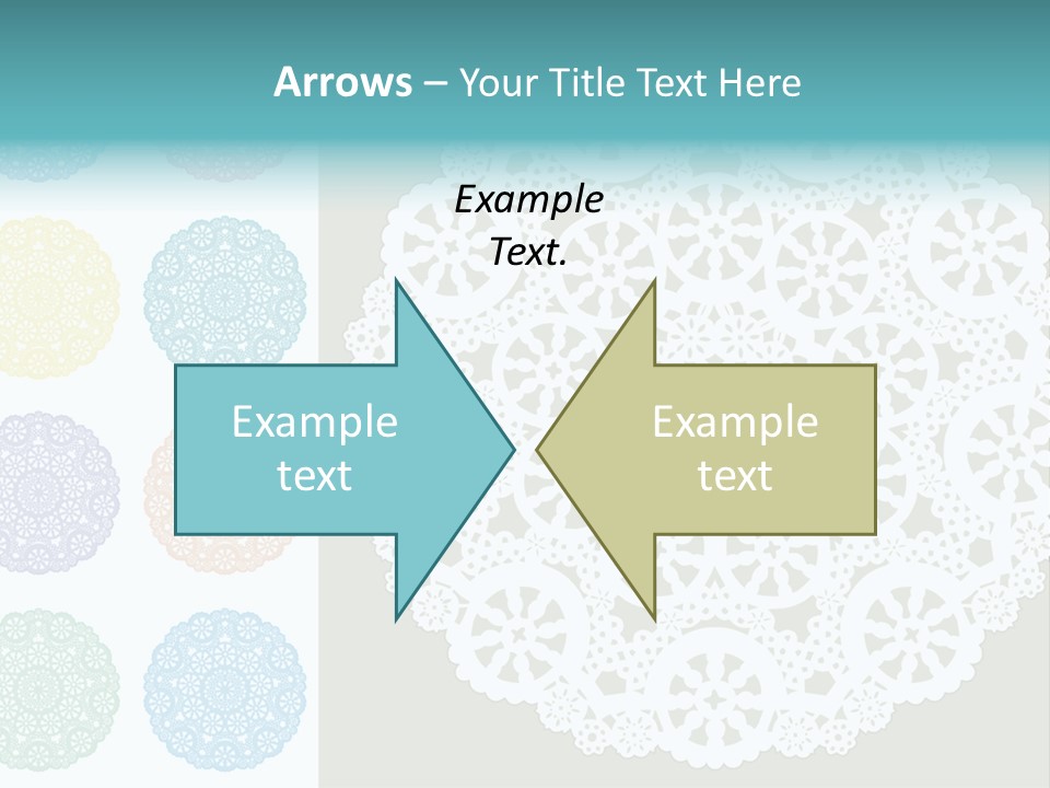 Lace Lace Vector Scrapbook Elements PowerPoint Template