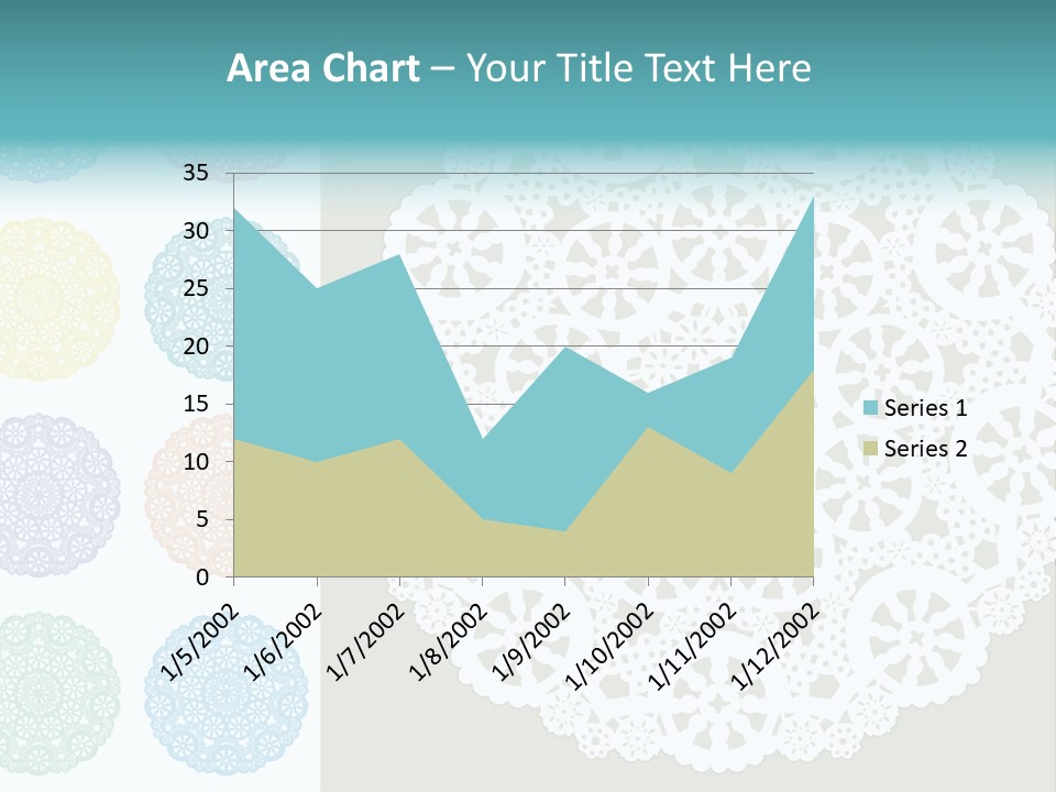 Lace Lace Vector Scrapbook Elements PowerPoint Template