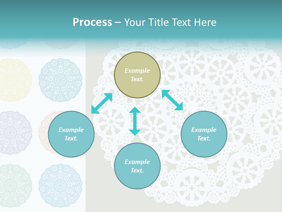 Lace Lace Vector Scrapbook Elements PowerPoint Template