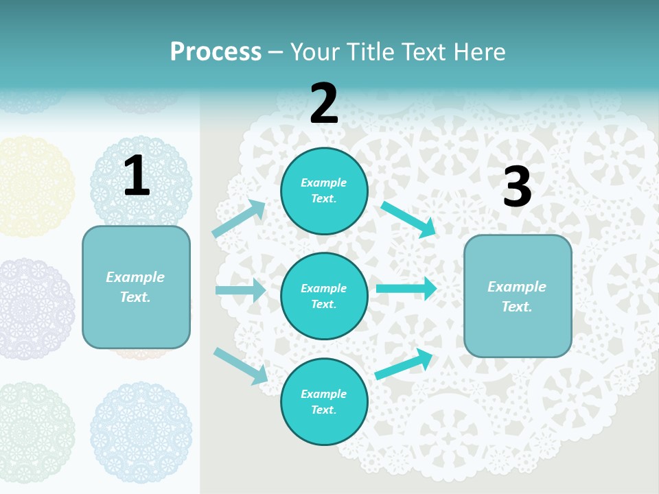 Lace Lace Vector Scrapbook Elements PowerPoint Template