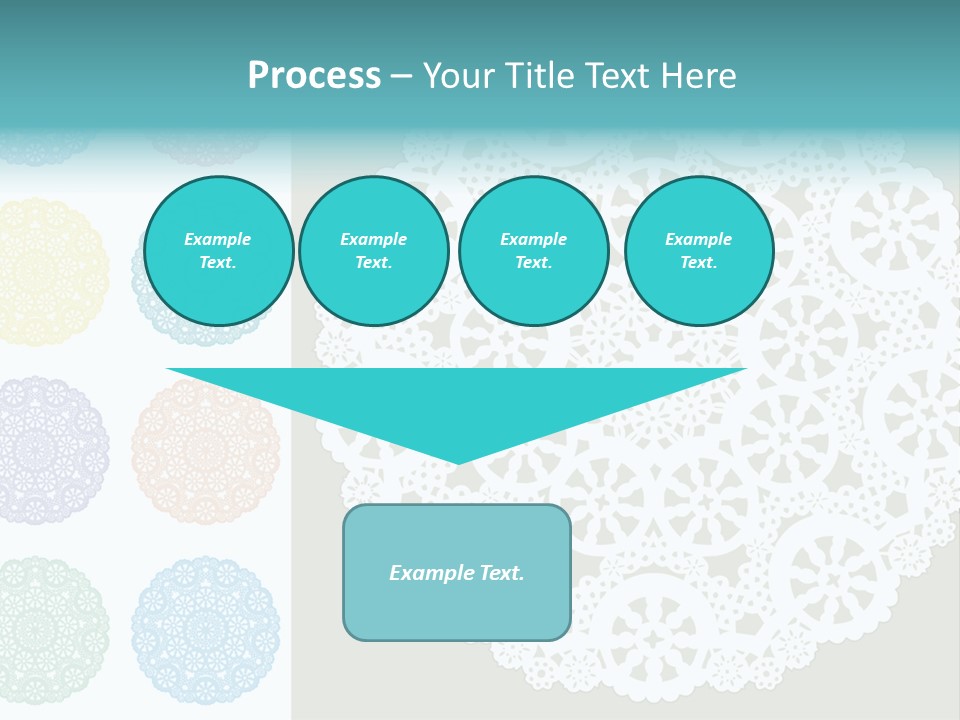 Lace Lace Vector Scrapbook Elements PowerPoint Template