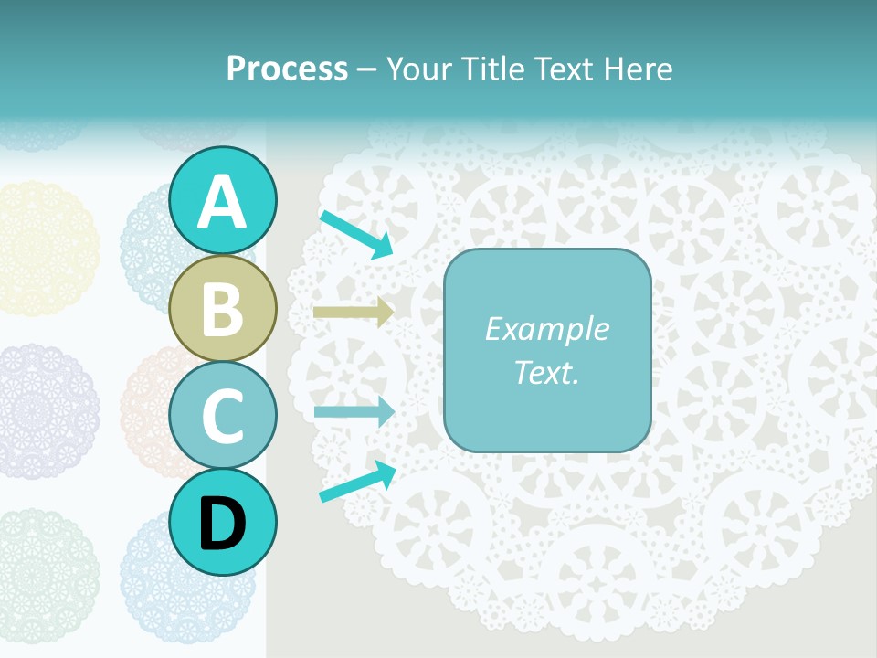 Lace Lace Vector Scrapbook Elements PowerPoint Template