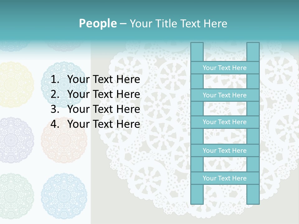 Lace Lace Vector Scrapbook Elements PowerPoint Template