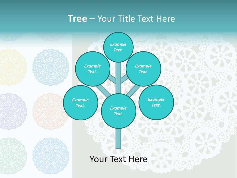 Lace Lace Vector Scrapbook Elements PowerPoint Template