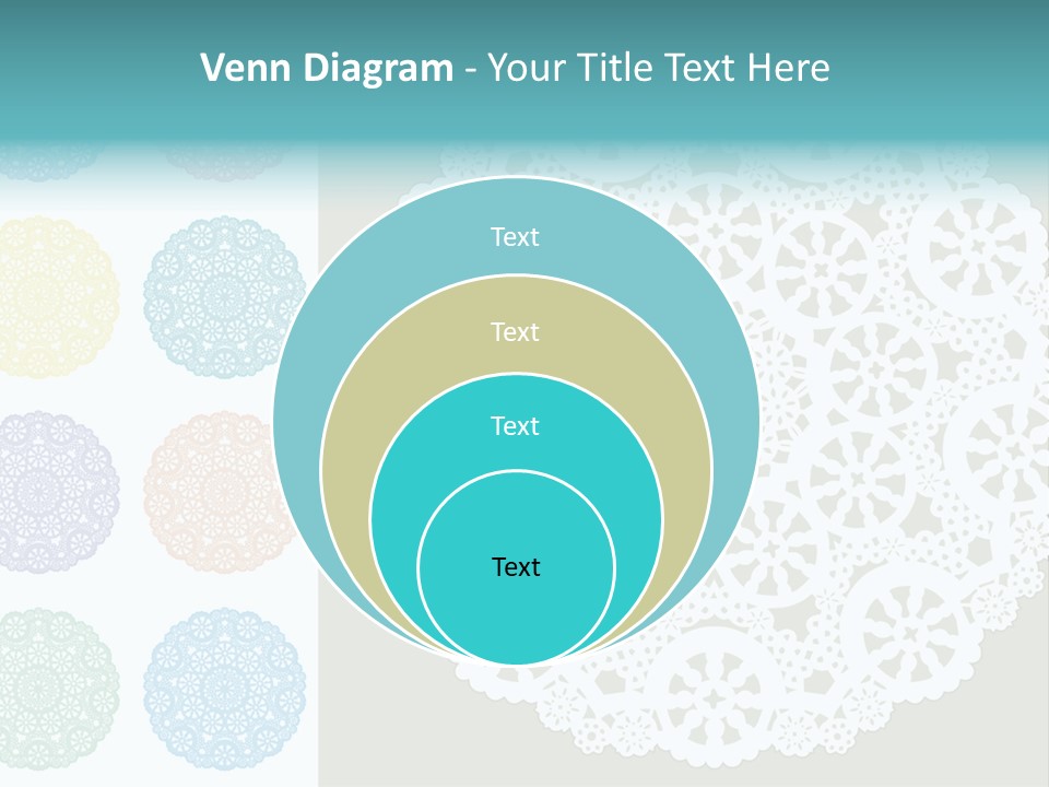 Lace Lace Vector Scrapbook Elements PowerPoint Template