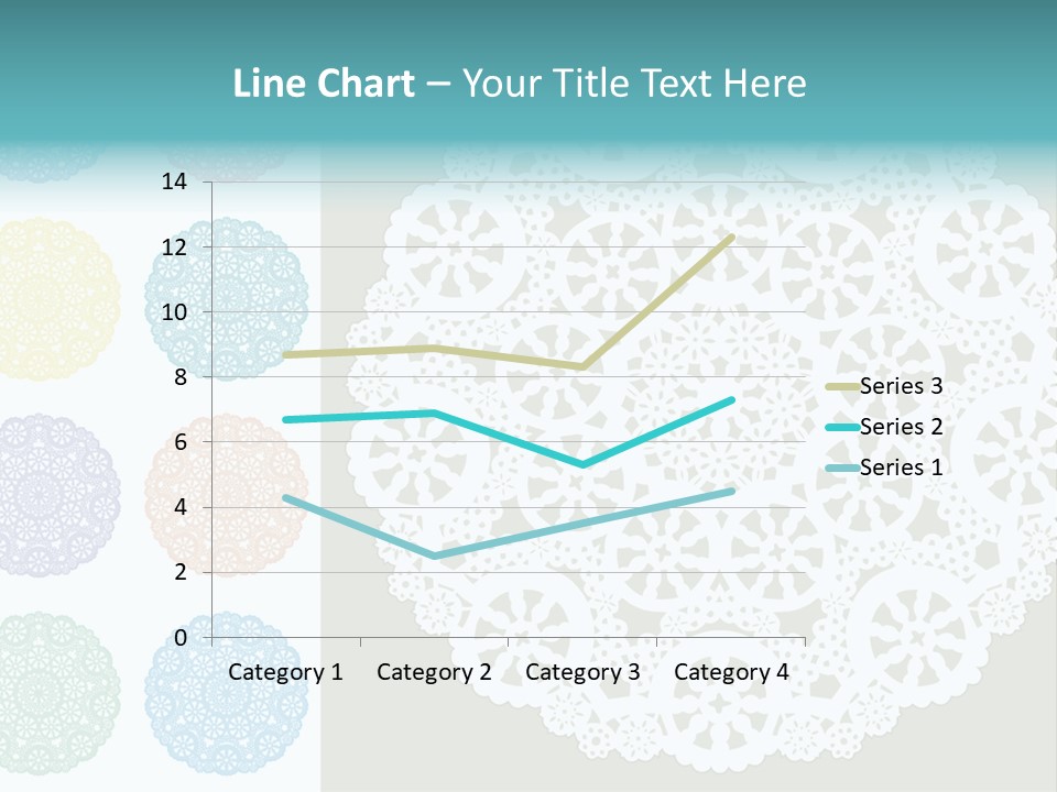 Lace Lace Vector Scrapbook Elements PowerPoint Template