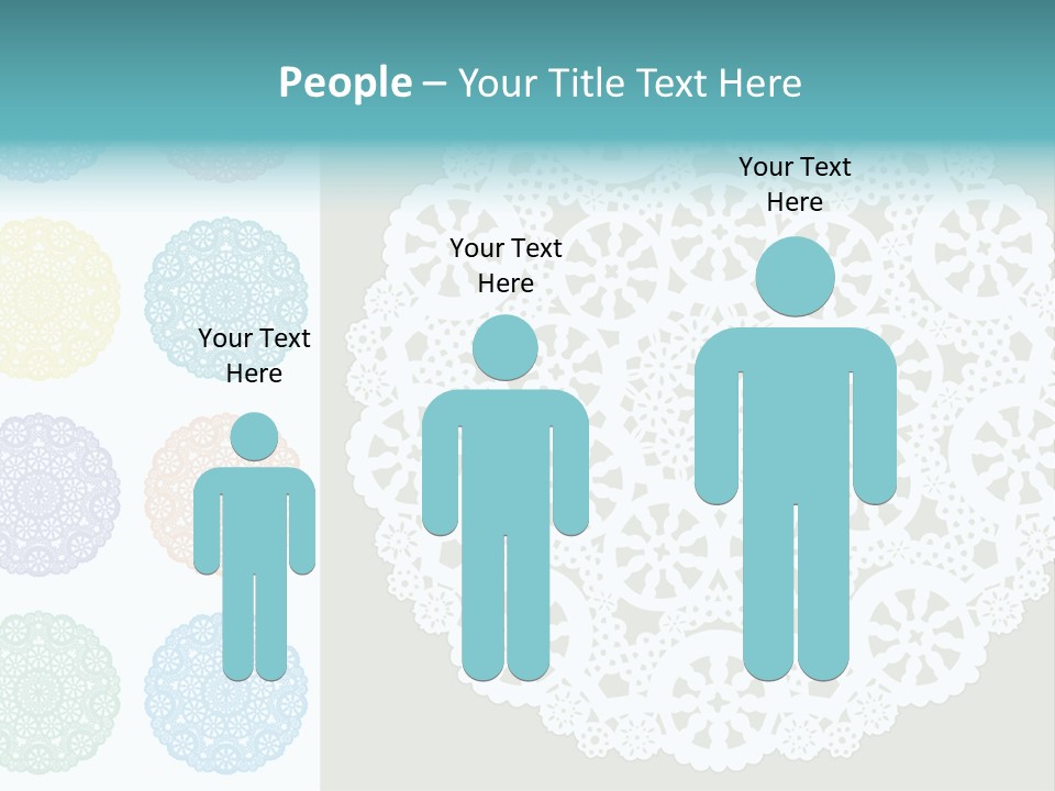 Lace Lace Vector Scrapbook Elements PowerPoint Template