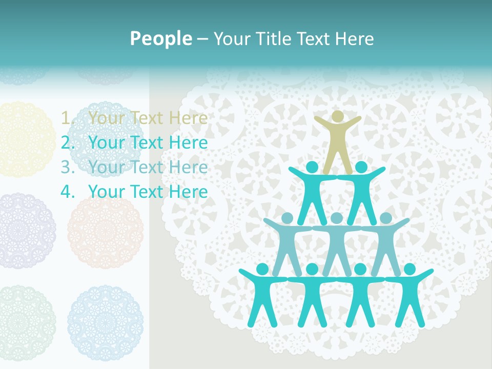 Lace Lace Vector Scrapbook Elements PowerPoint Template