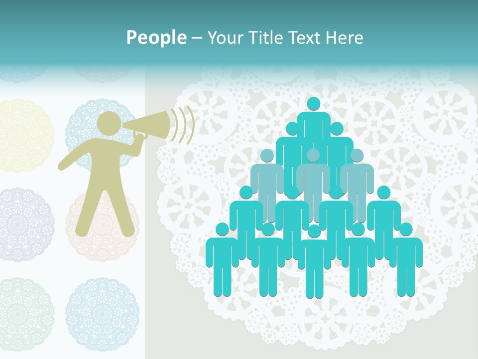 Lace Lace Vector Scrapbook Elements PowerPoint Template