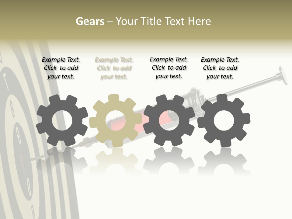 Hit Blood Syringe PowerPoint Template